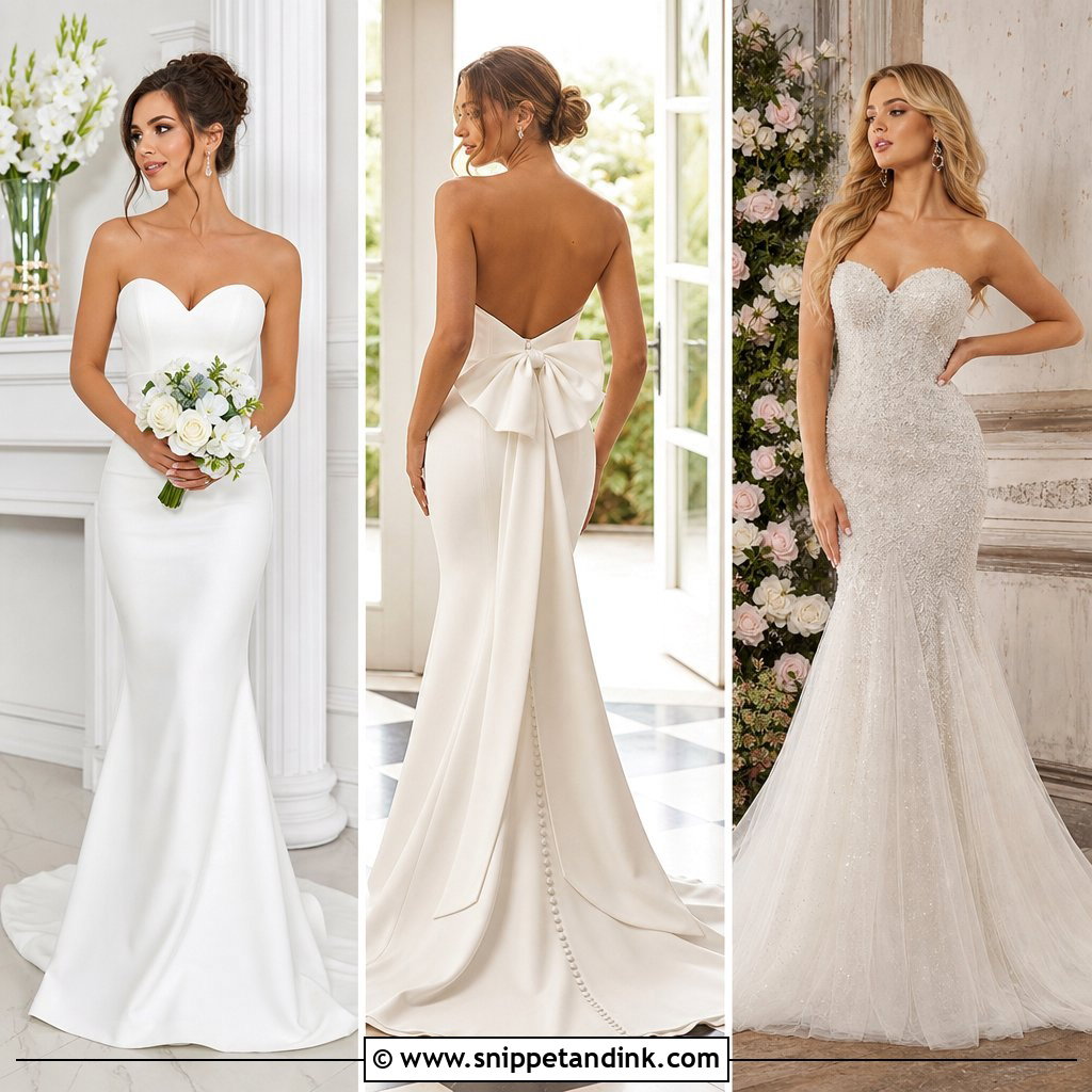 20 Sweetheart Mermaid Wedding Dress Ideas for Glamorous Brides