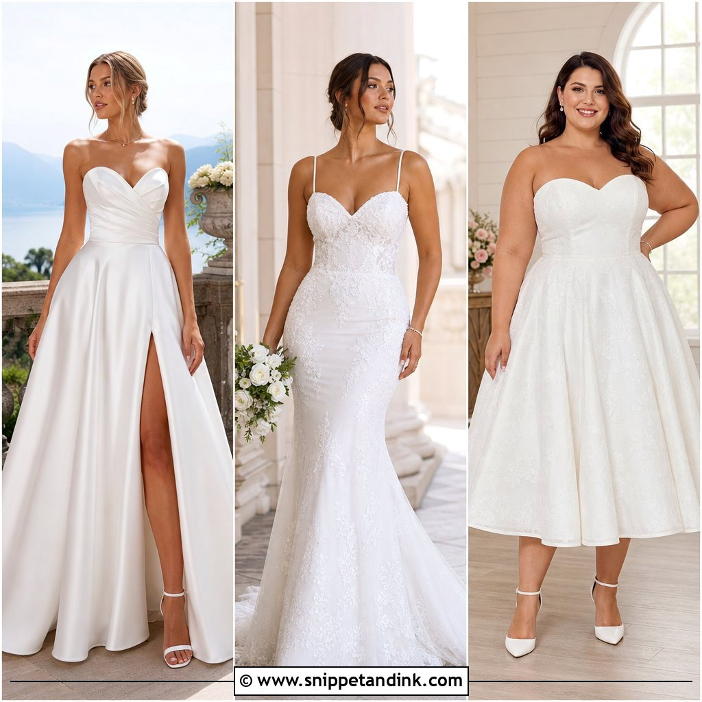 20 Sweetheart Neck Wedding Dress Ideas for Timeless Brides