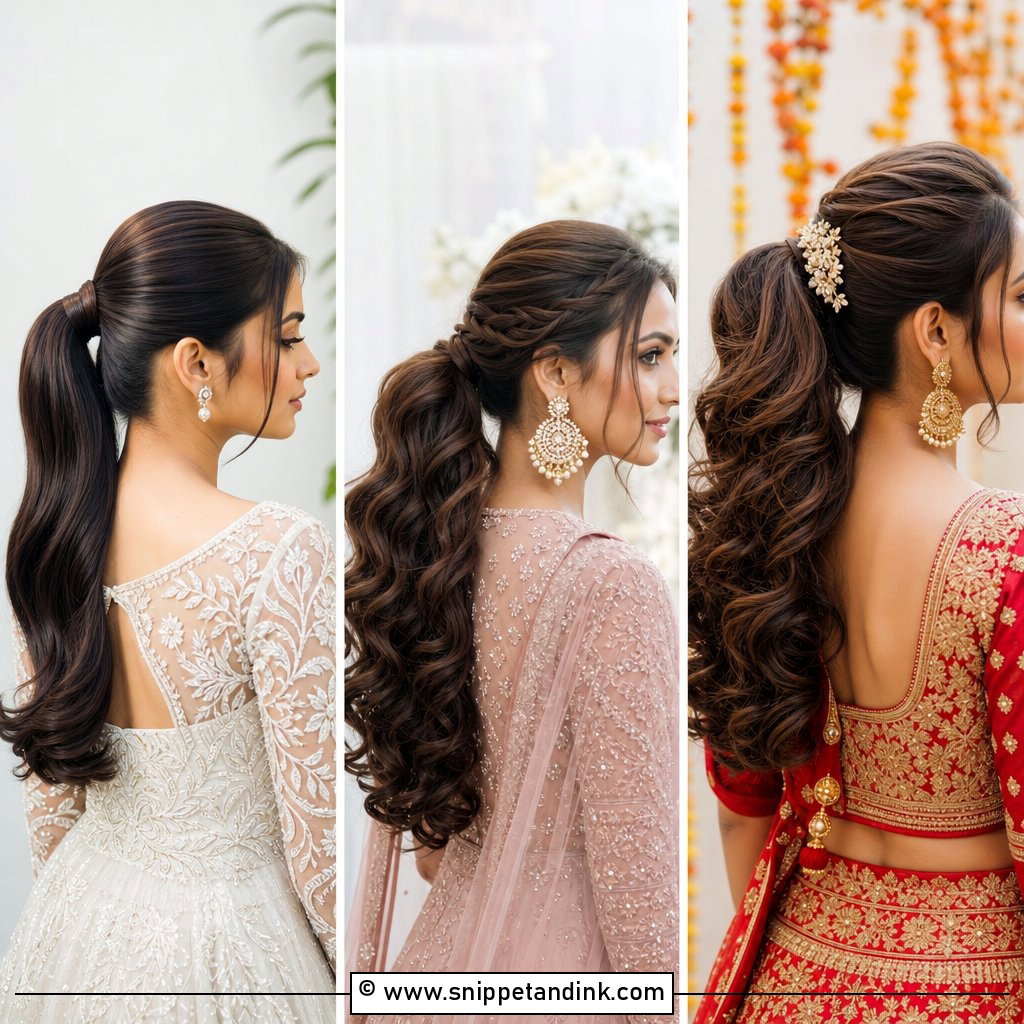 20 Tail Wedding Hairstyles for Elegant Bridal Drama Today