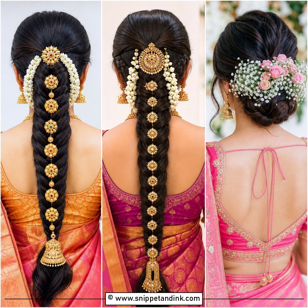 20 Tamil Bridal Hairstyles for a Stunning Traditional Look