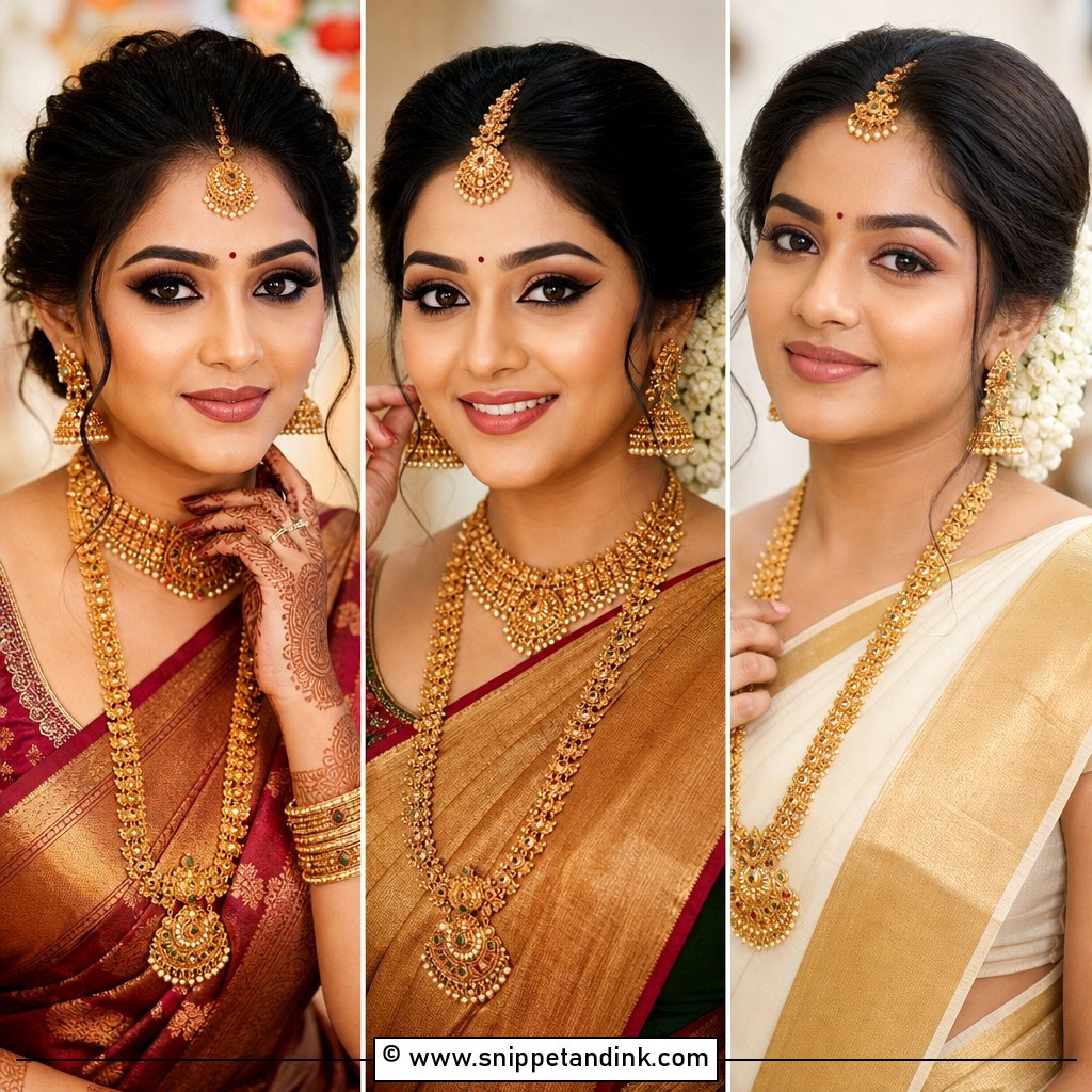 20 Tamil Bridal Makeup Ideas for a Radiant Wedding Glow