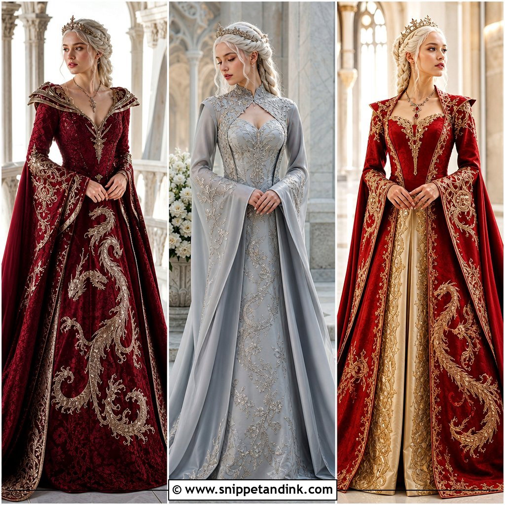 20 Targaryen Wedding Dress Ideas for a Regal Fantasy Bride