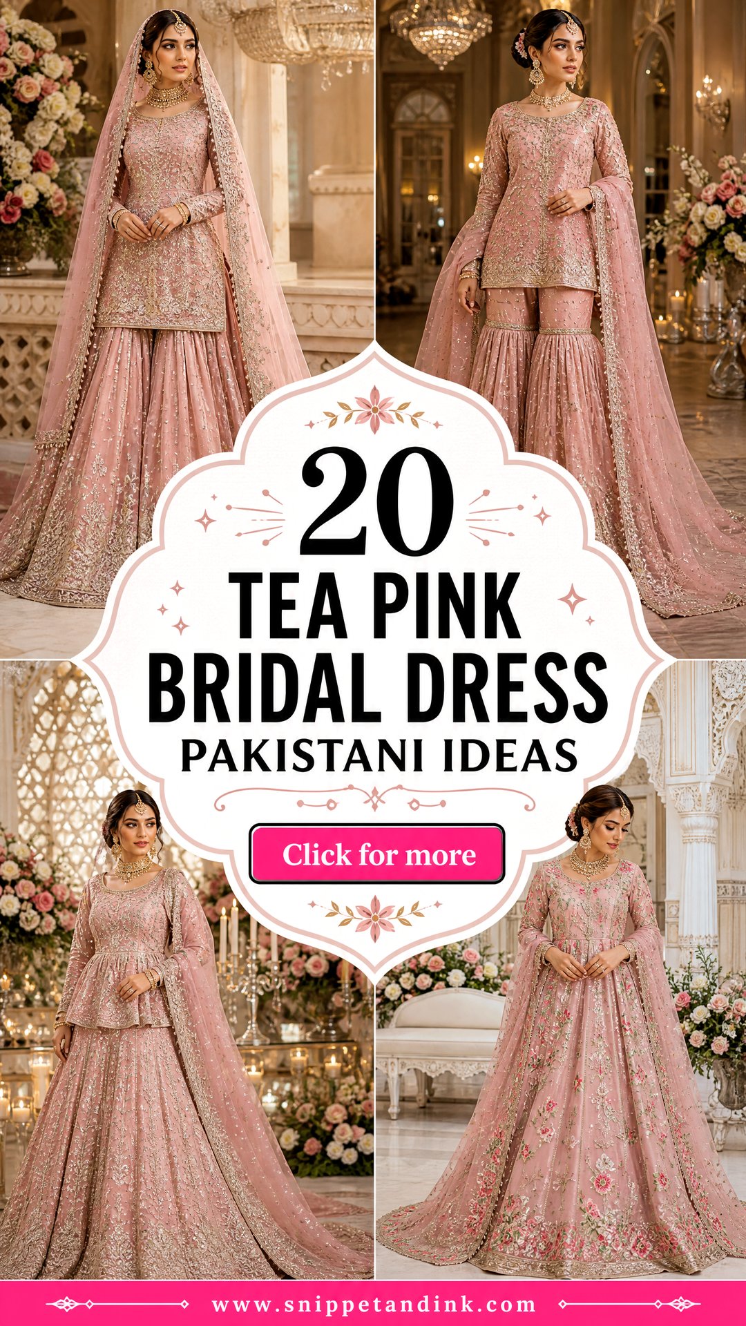20 Tea Pink Bridal Dress Pakistani Ideas for Elegant Nikah Style - 20 Tea Pink Bridal Dress Pakistani Ideas for Elegant Nikah Style