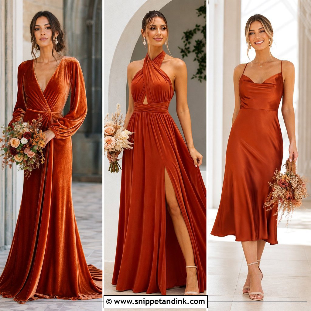 20 Terracotta Wedding Dress Ideas for Warm Autumn Celebrations