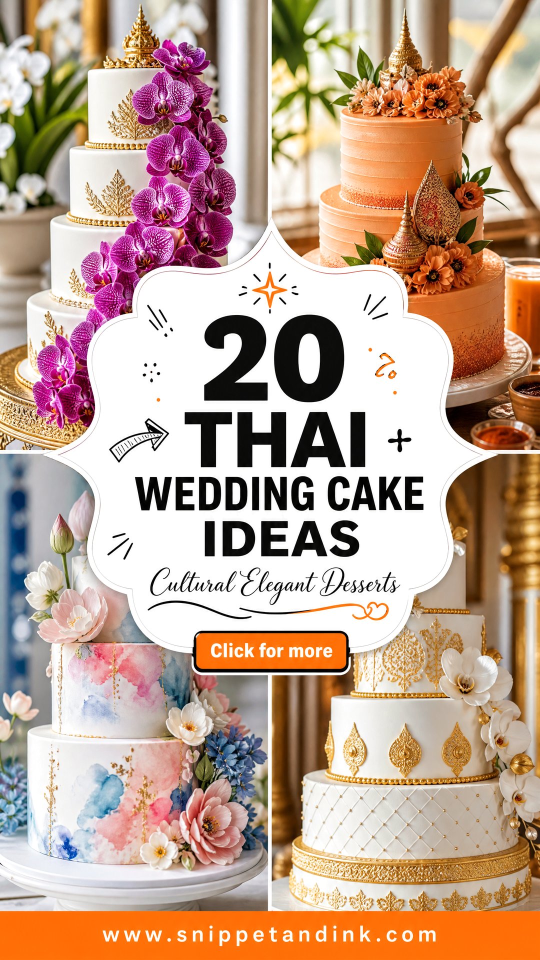 20 Thai Wedding Cake Ideas for Cultural Elegant Desserts - 20 Thai Wedding Cake Ideas for Cultural, Elegant Desserts