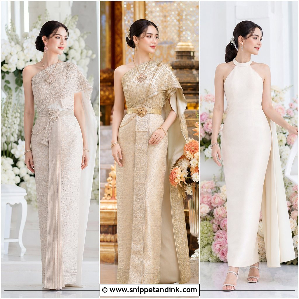 20 Thailand Wedding Dress Ideas for a Dream Destination Ceremony