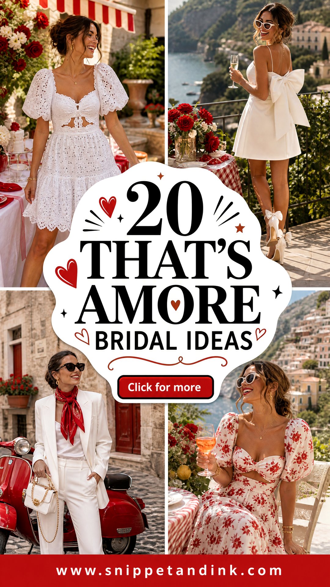 20 Thats Amore Bridal Ideas for Romantic Italian-Inspired Style - 20 That’s Amore Bridal Ideas for Romantic Italian-Inspired Style
