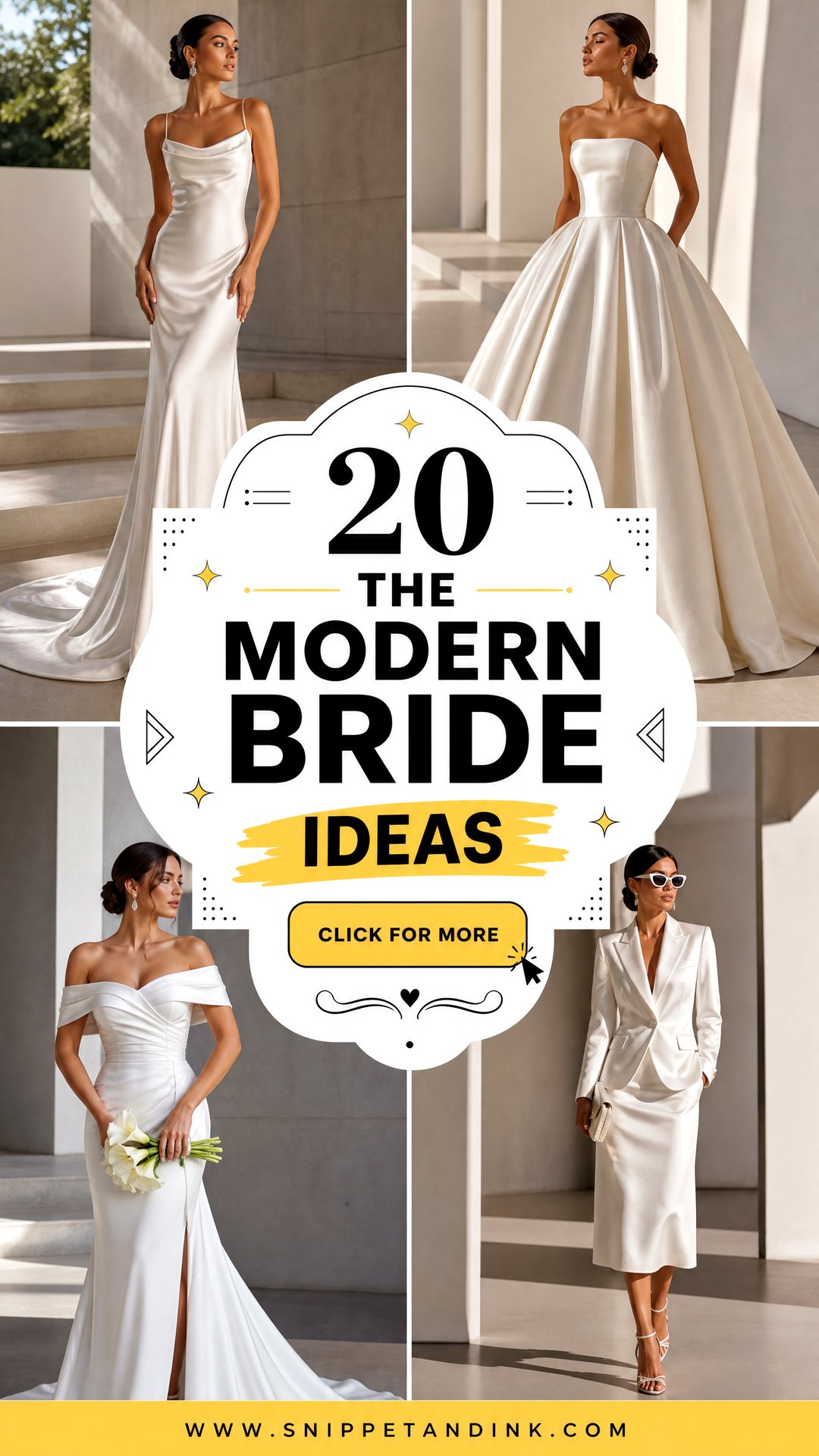 20 The Modern Bride Ideas for Chic Contemporary Weddings - 20 The Modern Bride Ideas for Chic Contemporary Weddings