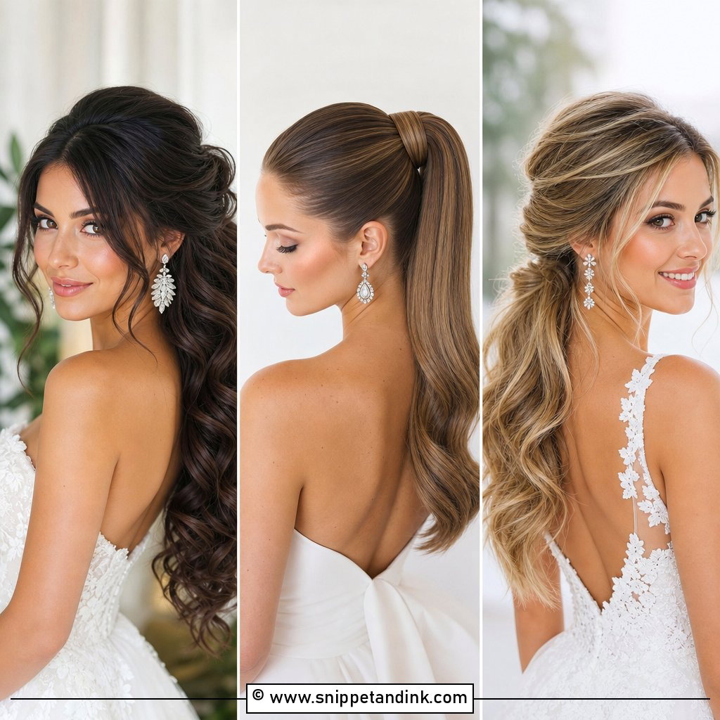 20 Thick Hair Wedding Styles for Polished Bridal Volume