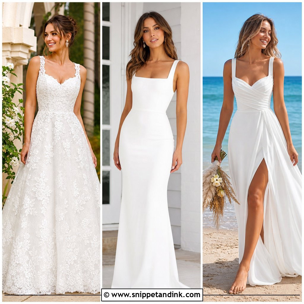 20 Thick Strap Wedding Dress Ideas: Chic Looks for Modern Brides
