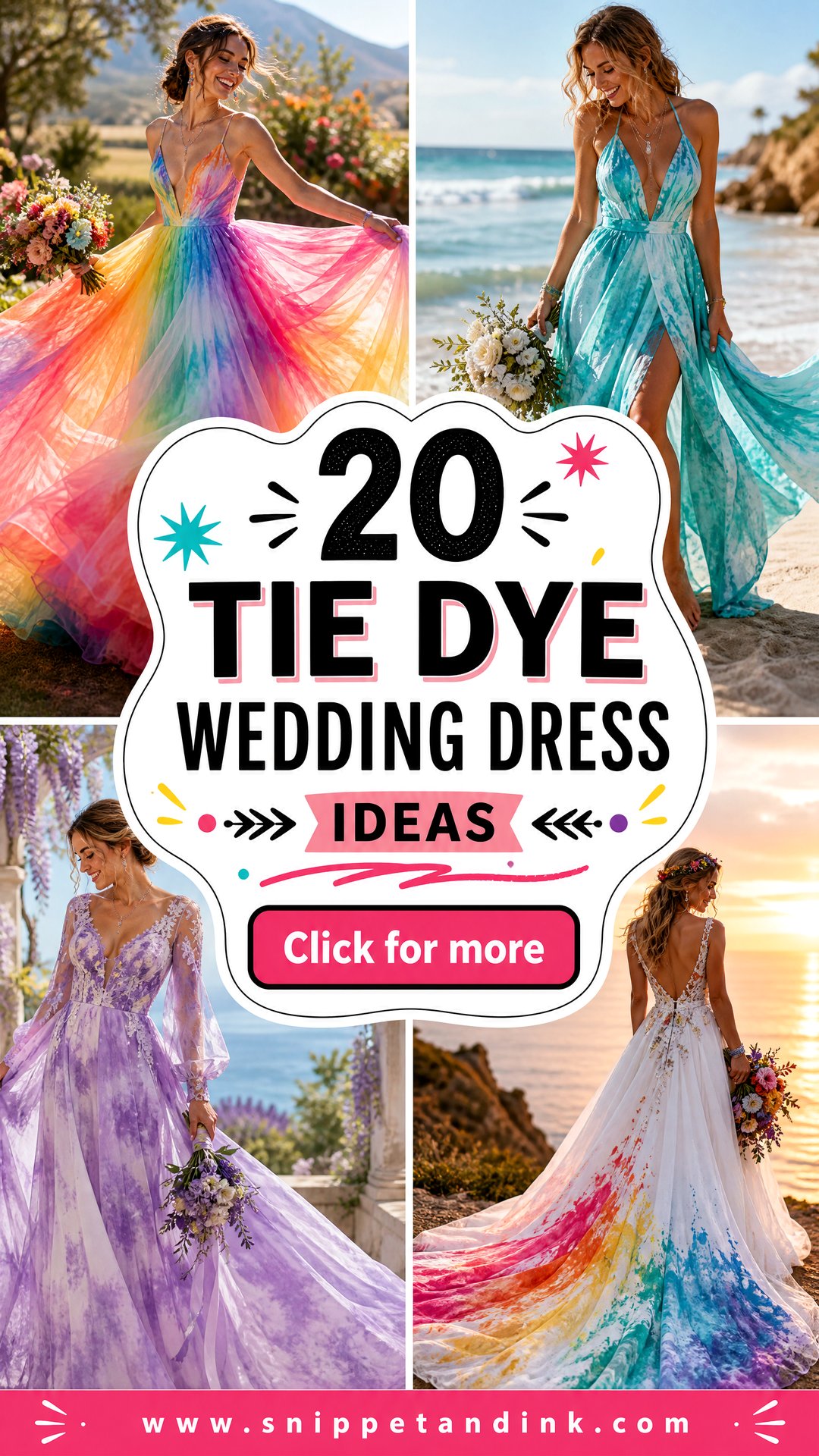 20 Tie Dye Wedding Dress Ideas Bold Styles for Modern Brides - 20 Tie Dye Wedding Dress Ideas: Bold Styles for Modern Brides