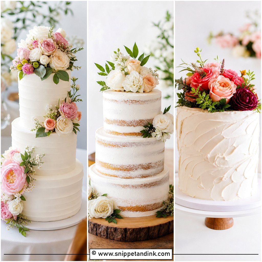 20 Timeless Wedding Cake Ideas for Elegant Classic Receptions
