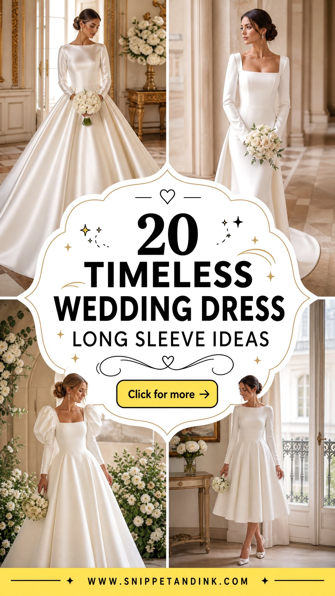 20 Timeless Wedding Dress Long Sleeve Ideas Elegant Bridal Looks - 20 Timeless Wedding Dress Long Sleeve Ideas: Elegant Bridal Looks