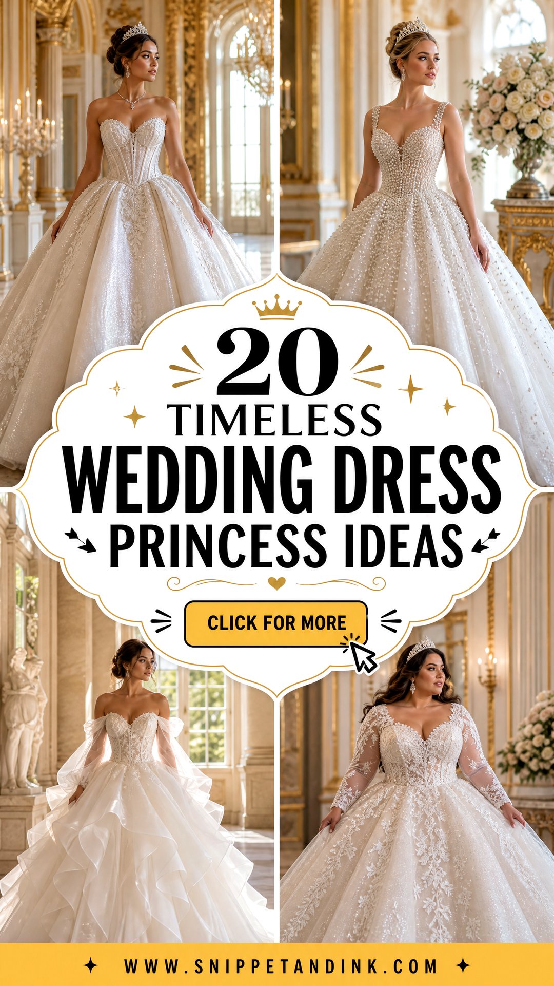 20 Timeless Wedding Dress Princess Ideas Regal Bridal Looks - 20 Timeless Wedding Dress Princess Ideas: Regal Bridal Looks