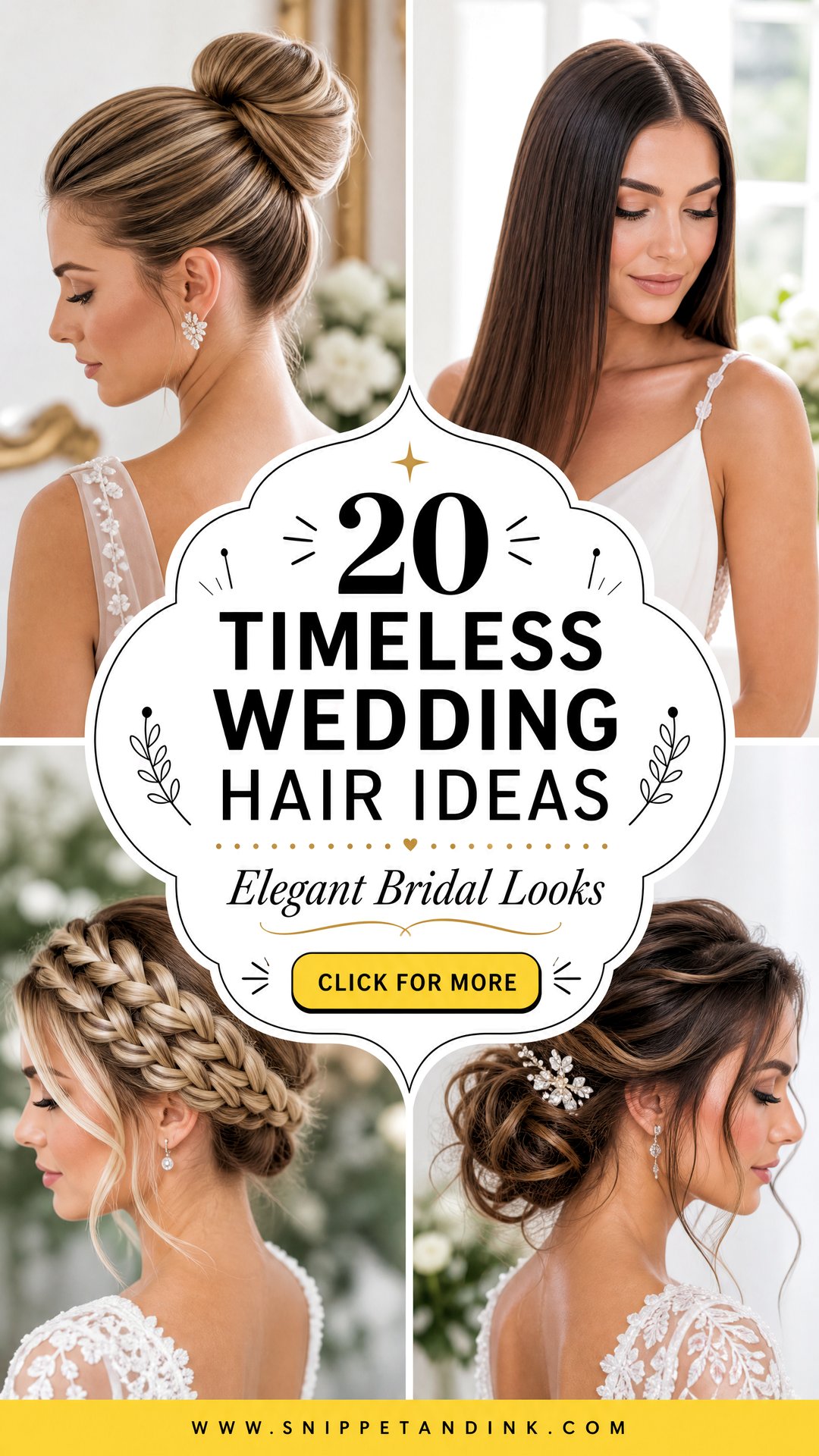 20 Timeless Wedding Hair Ideas for Elegant Bridal Looks - 20 Timeless Wedding Hair Ideas for Elegant Bridal Looks