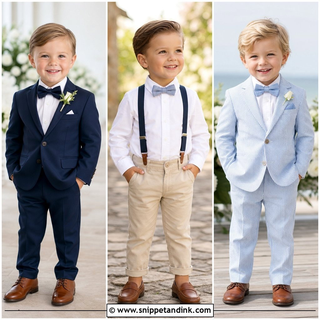 20 Toddler Ring Bearer Outfit Ideas Dapper Looks for Little Boys