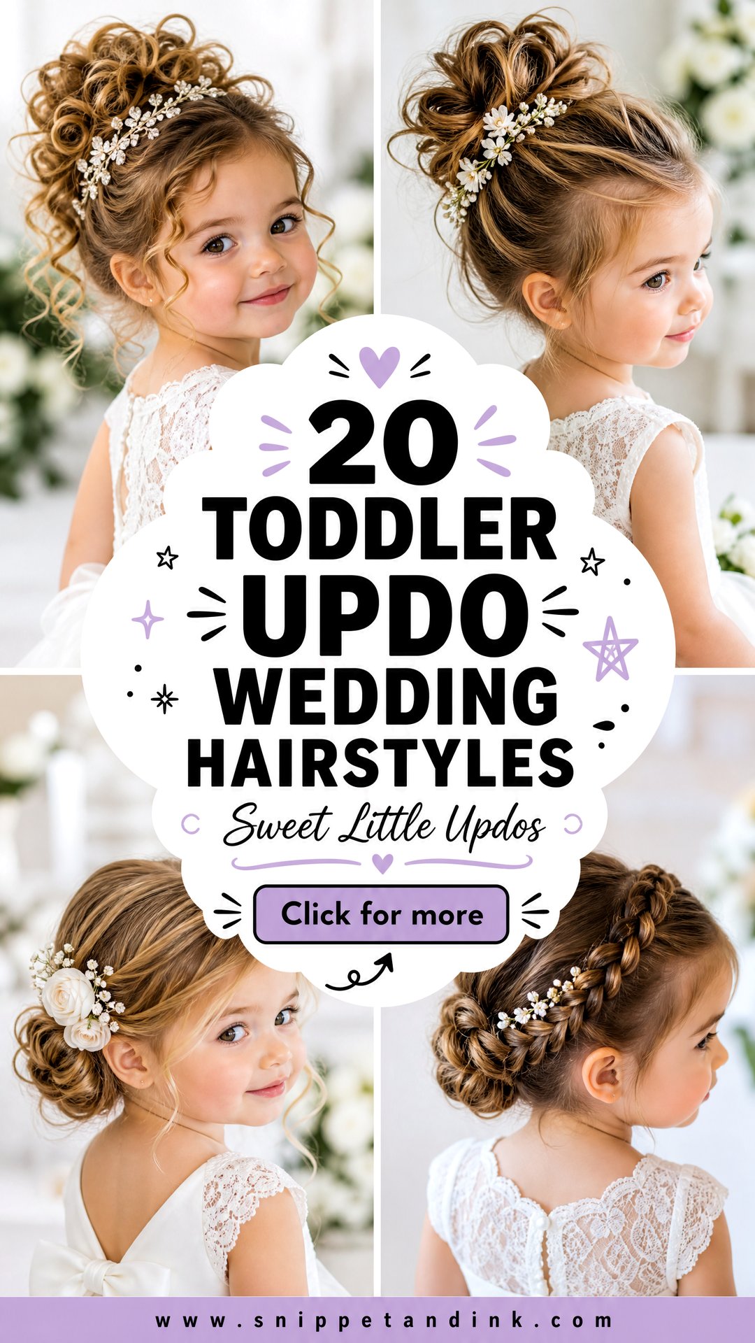 20 Toddler Updo Wedding Hairstyles for Little Guests - 20 Toddler Updo Wedding Hairstyles for Little Guests