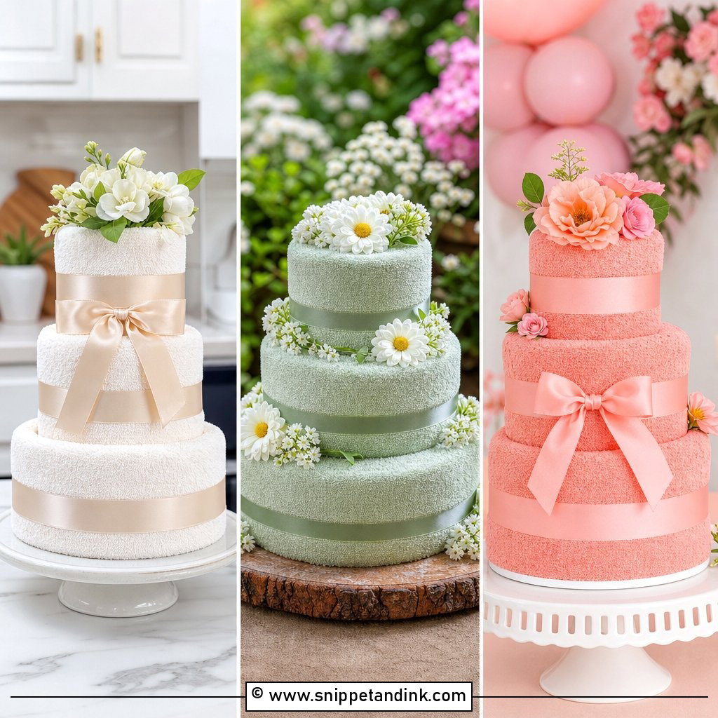 20 Towel Cakes for Wedding Gifts Guests Will Love