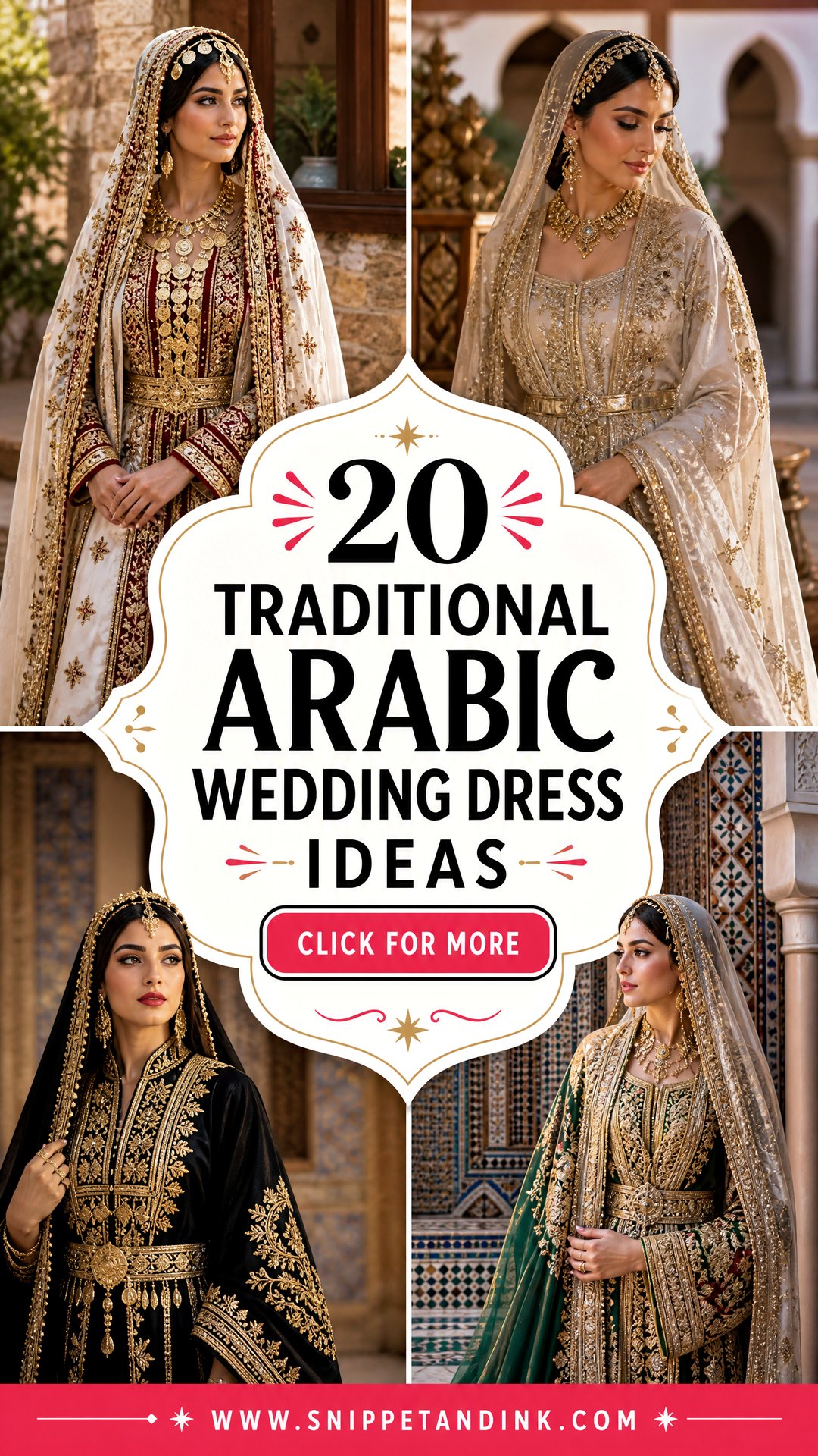 20 Traditional Arabic Wedding Dress Ideas Elegant Bridal Looks - 20 Traditional Arabic Wedding Dress Ideas: Elegant Bridal Looks