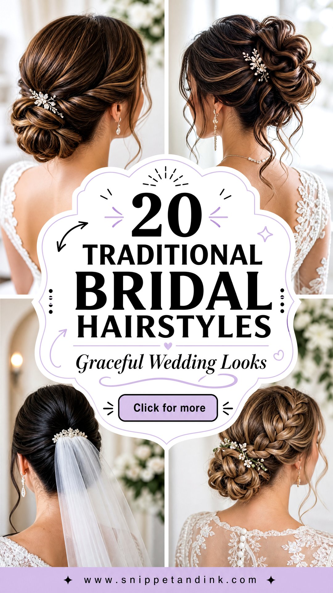 20 Traditional Bridal Hairstyles for a Graceful Look - 20 Traditional Bridal Hairstyles for a Graceful Look