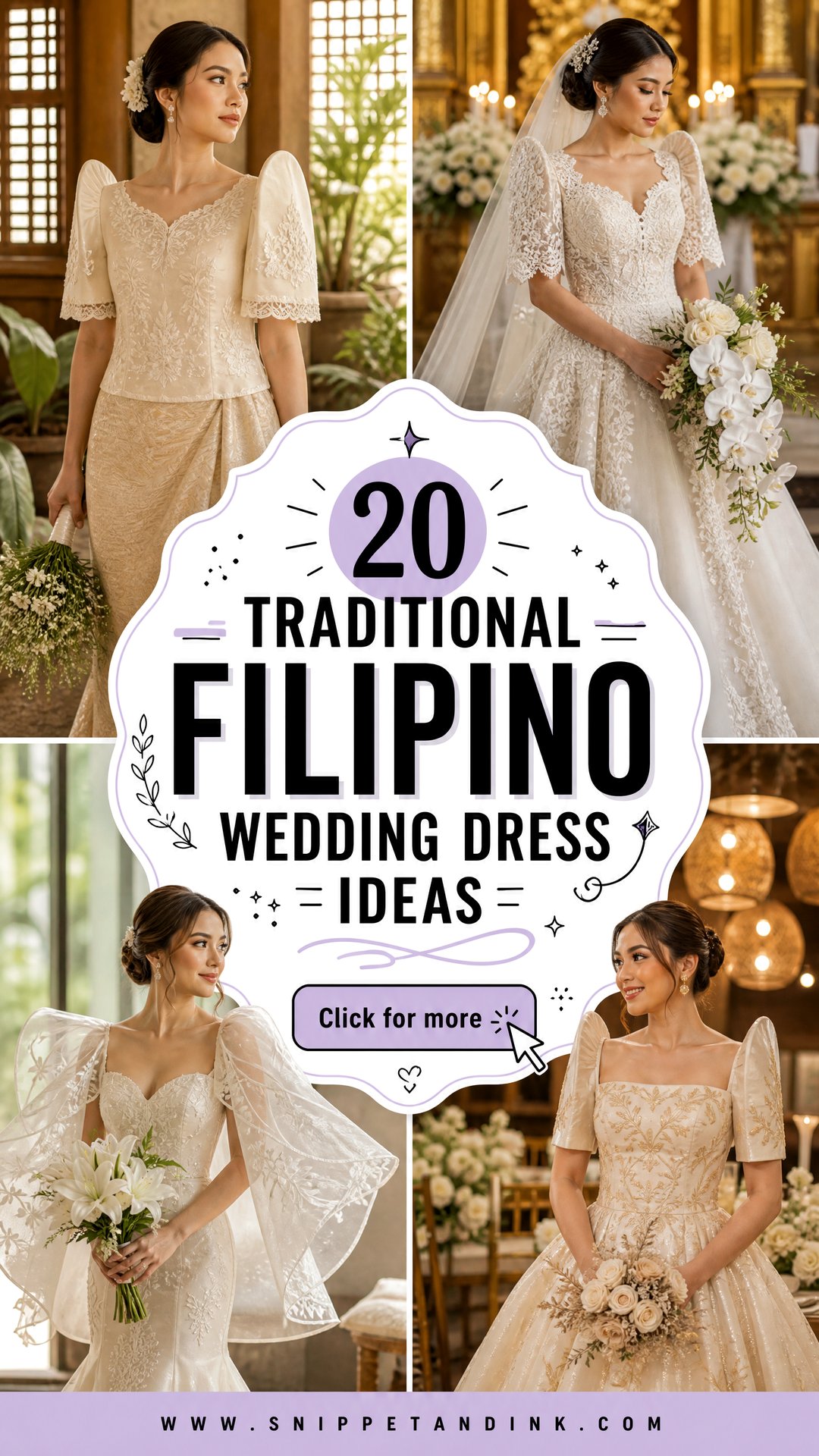 20 Traditional Filipino Wedding Dress Ideas Chic Bridal Styles - 20 Traditional Filipino Wedding Dress Ideas: Chic Bridal Styles
