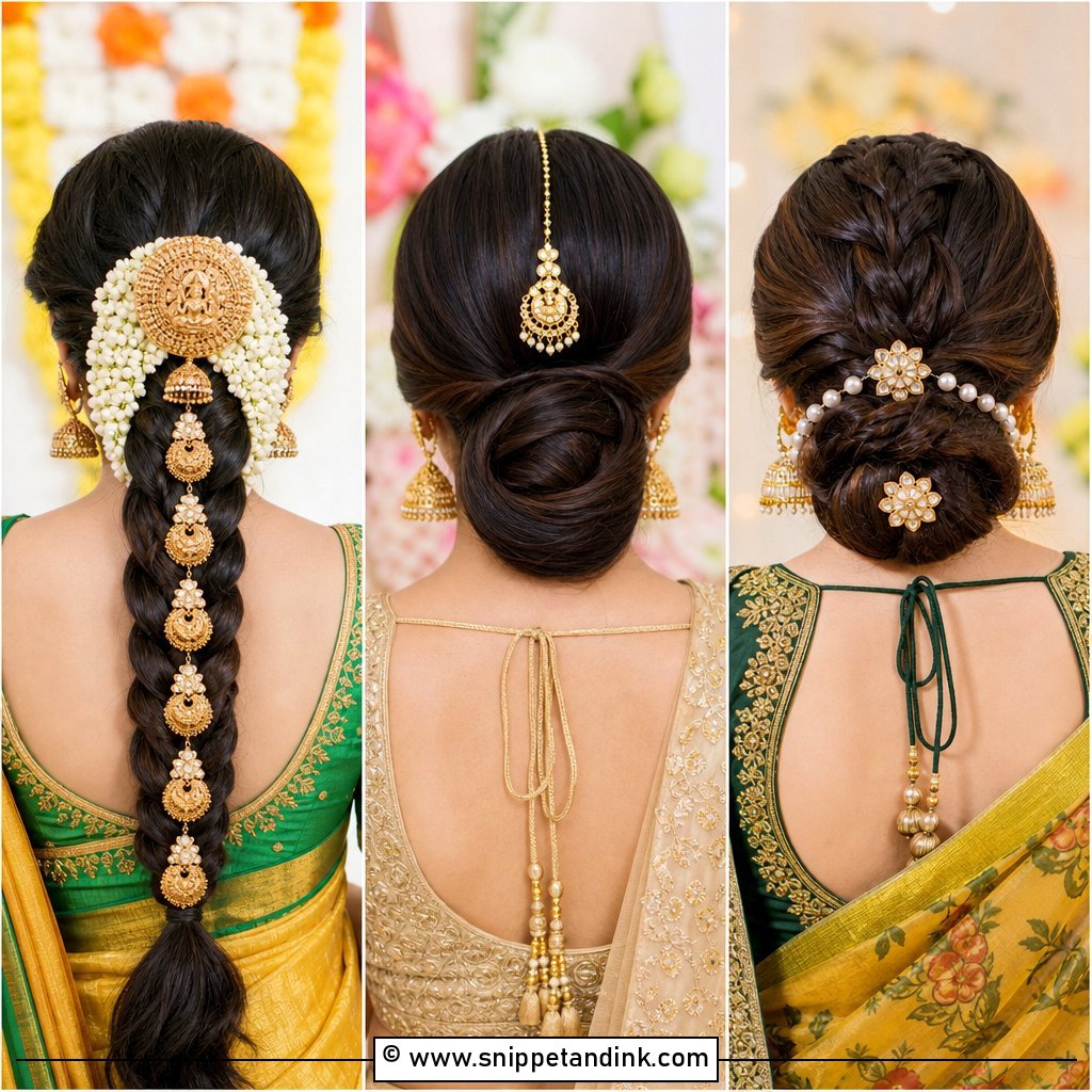 20 Traditional Indian Wedding Hairstyles for Brides