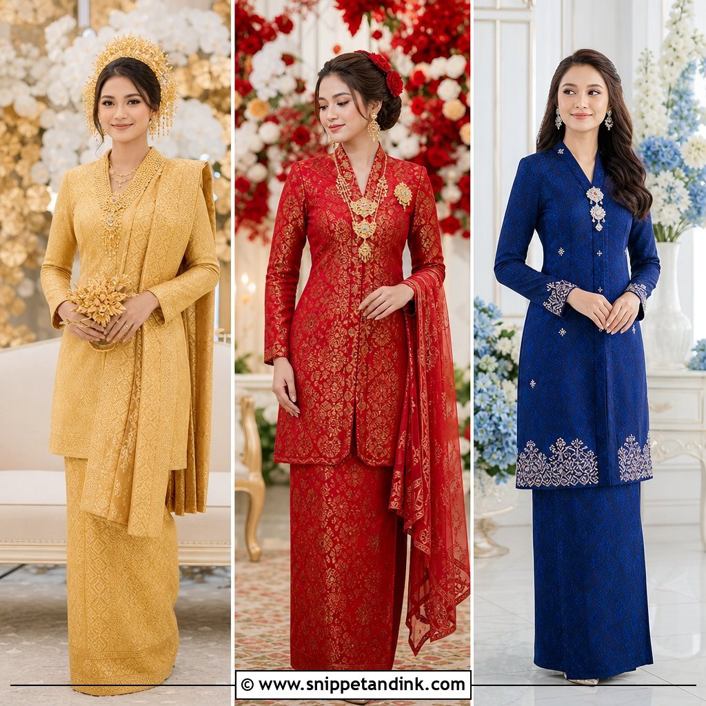 20 Traditional Malay Wedding Dress Ideas: Elegant Bridal Styles