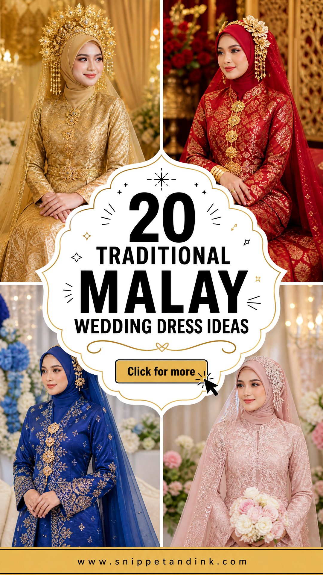 20 Traditional Malay Wedding Dress Ideas Elegant Bridal Styles - 20 Traditional Malay Wedding Dress Ideas: Elegant Bridal Styles