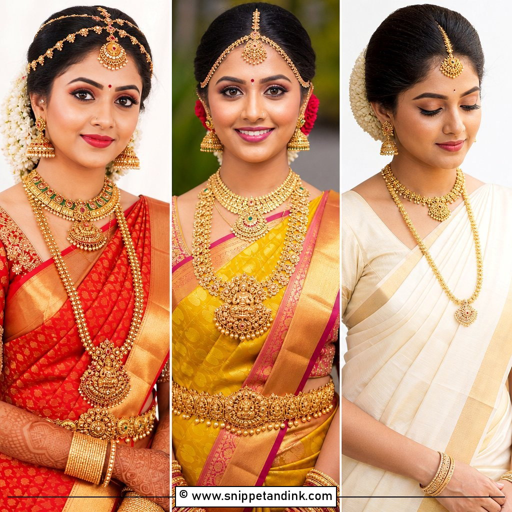 20 Traditional South Indian Bridal Makeup Ideas