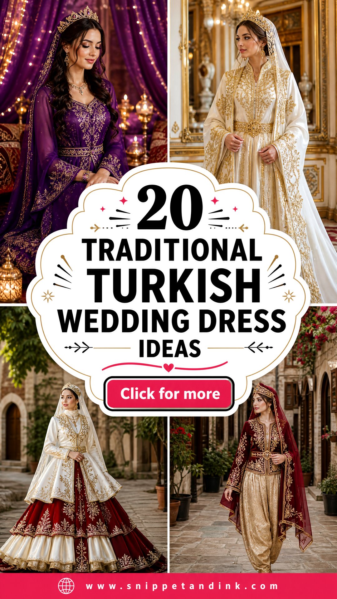 20 Traditional Turkish Wedding Dress Ideas for Modern Brides - 20 Traditional Turkish Wedding Dress Ideas for Modern Brides
