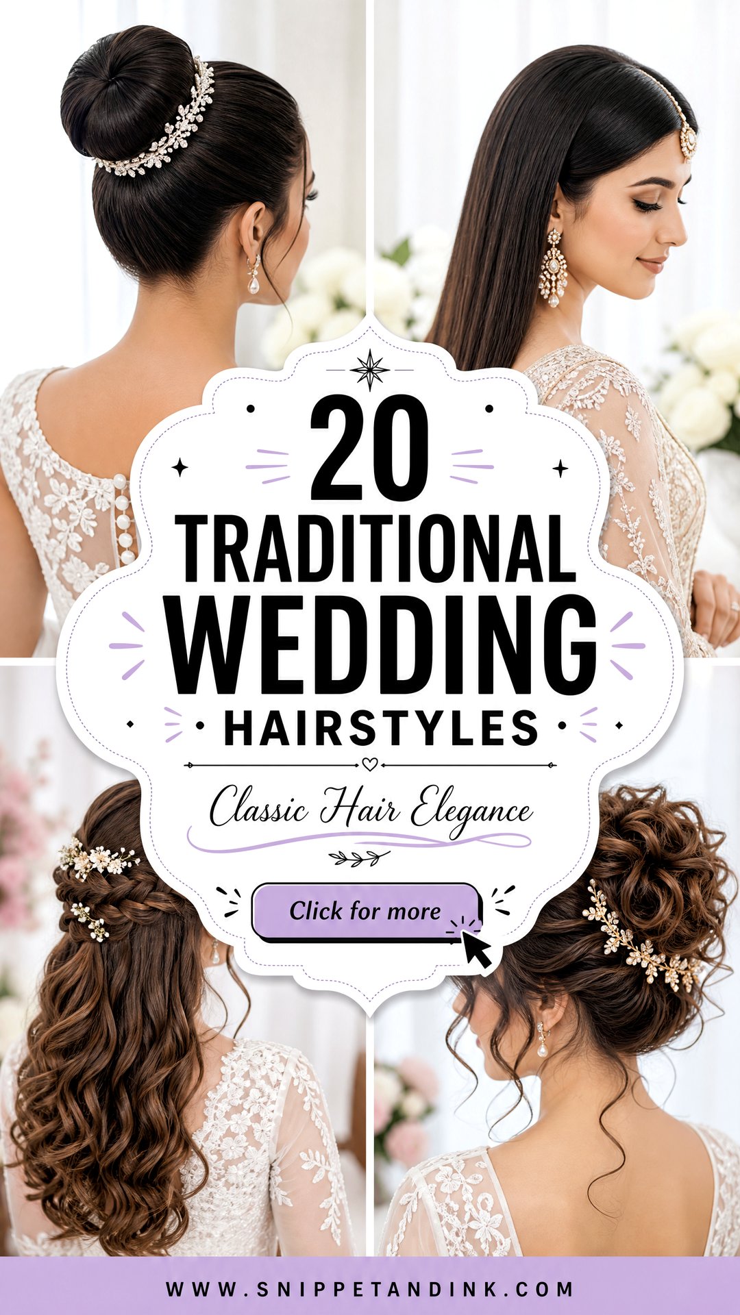 20 Traditional Wedding Hairstyles for Classic Elegance - 20 Traditional Wedding Hairstyles for Classic Elegance