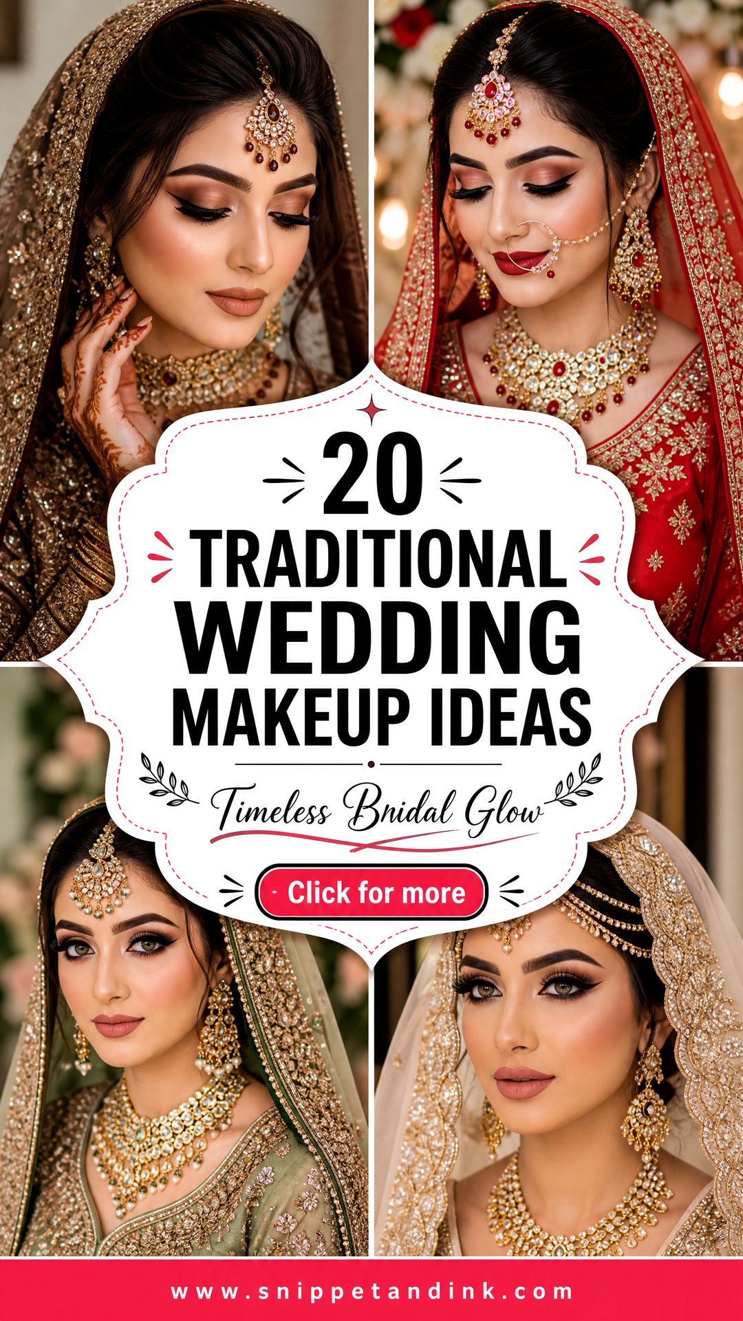 20 Traditional Wedding Makeup Ideas for Timeless Brides - 20 Traditional Wedding Makeup Ideas for Timeless Brides