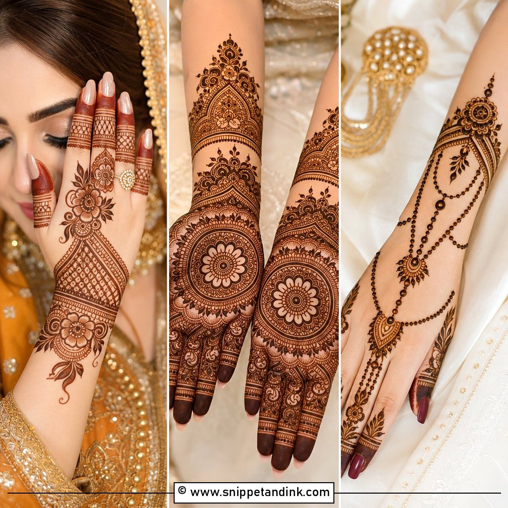 20 Trending Bridal Mehndi Designs 2025 for Brides