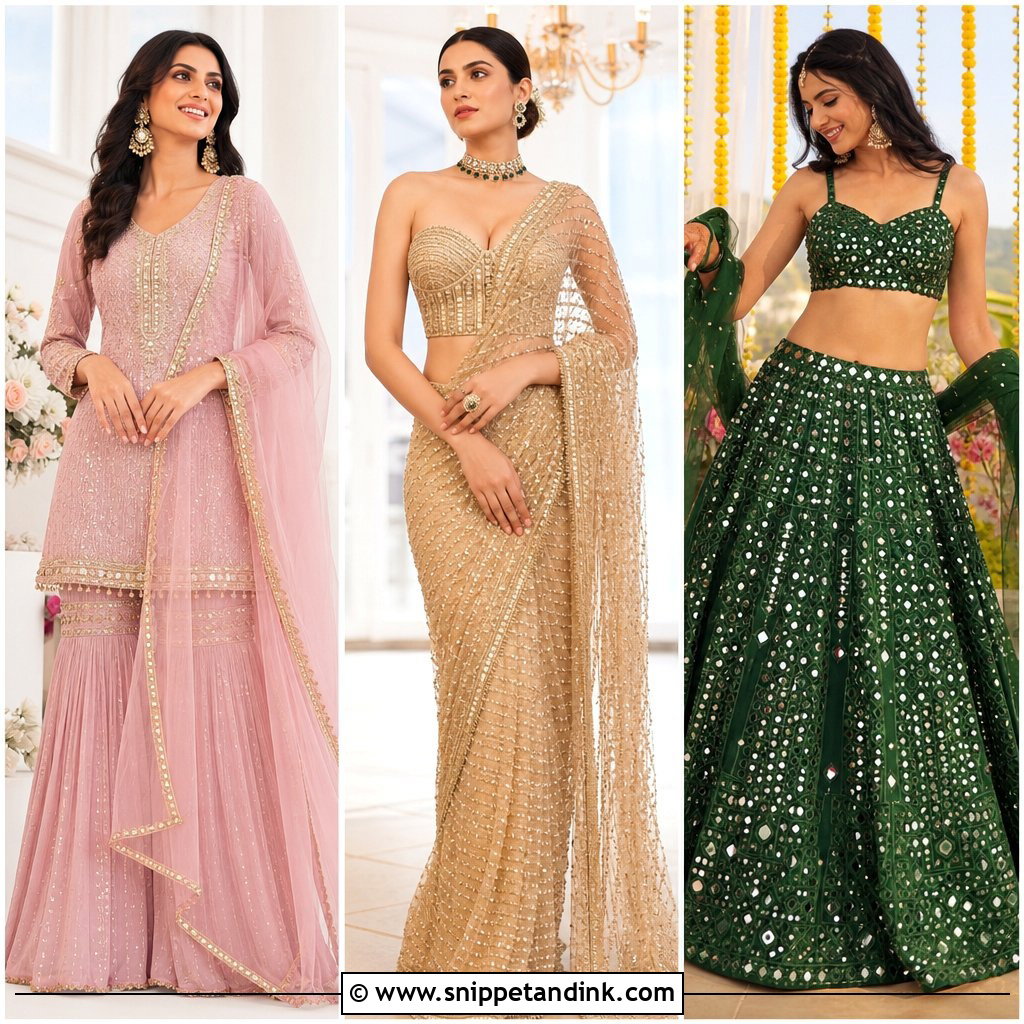 20 Trendy Indian Wedding Outfits for a Showstopping Celebration
