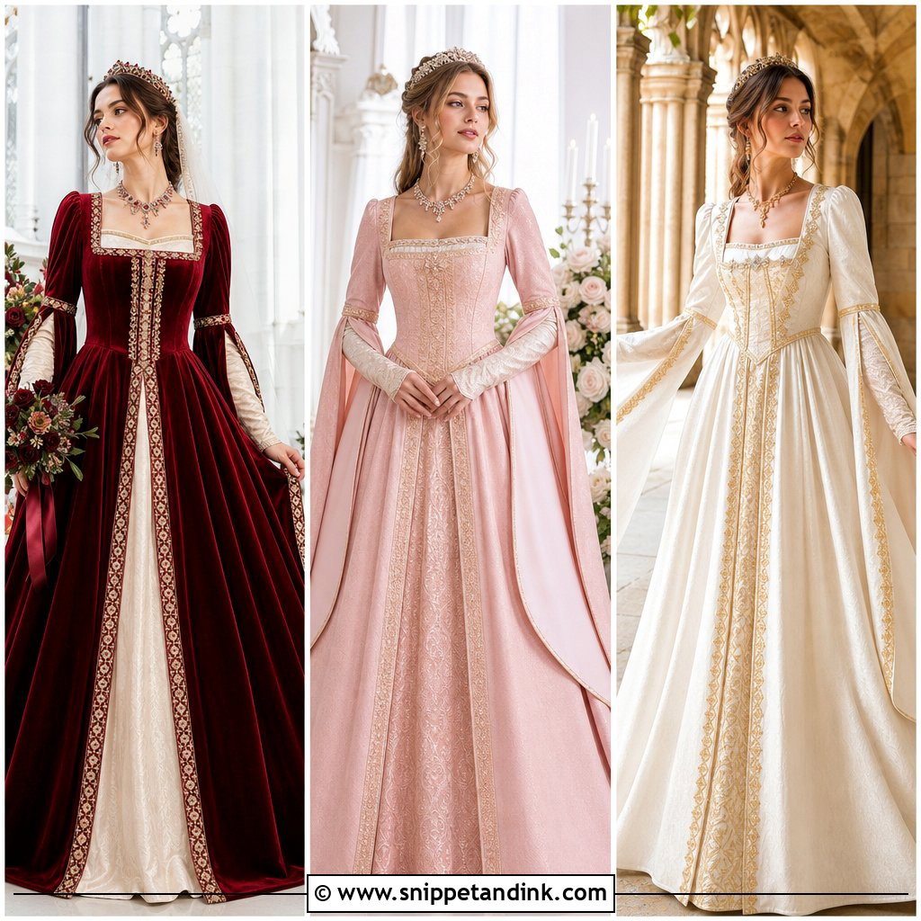 20 Tudor Wedding Dress Ideas for a Regal Renaissance Look
