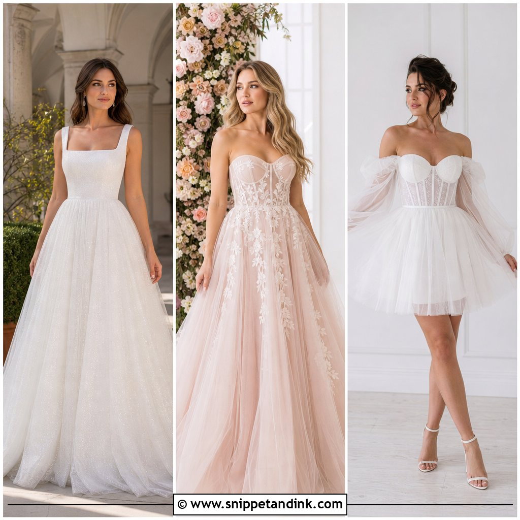 20 Tulle Wedding Dresses for Every Romantic Bridal Style