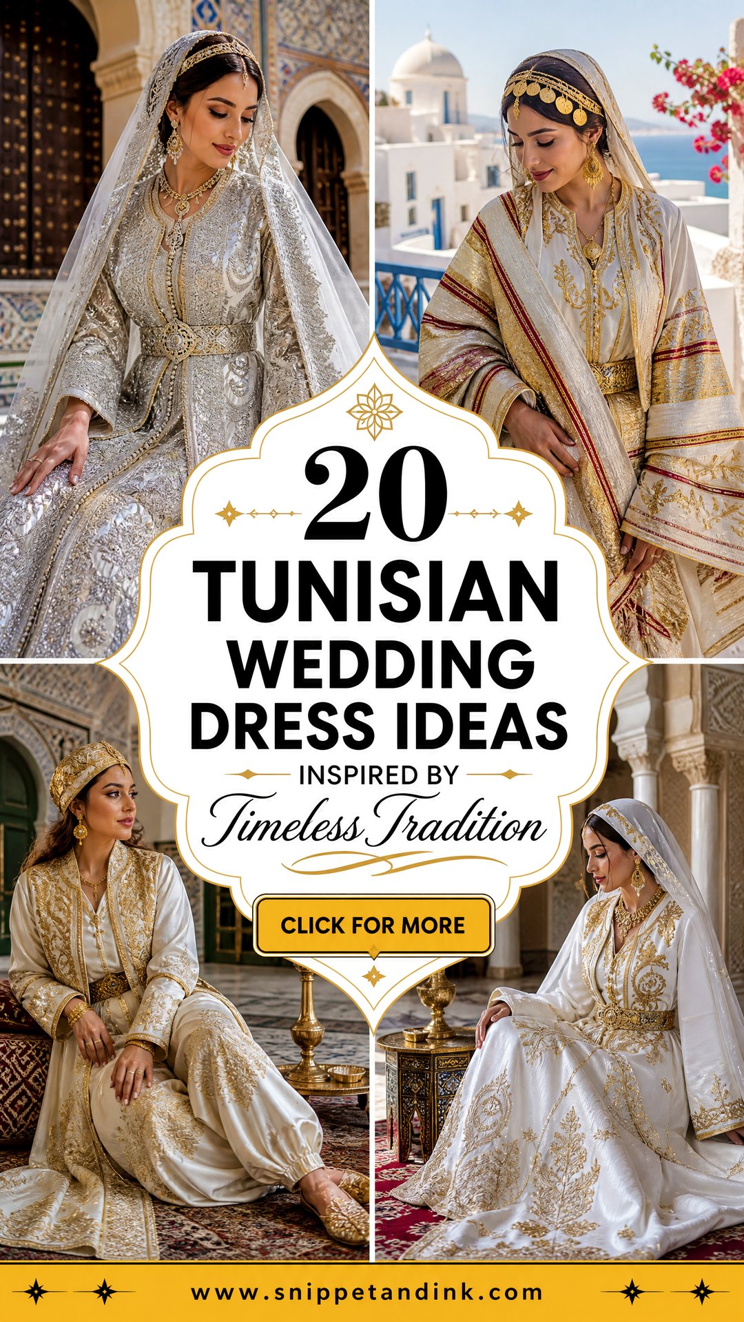 20 Tunisian Wedding Dress Ideas Inspired by Timeless Tradition - 20 Tunisian Wedding Dress Ideas Inspired by Timeless Tradition