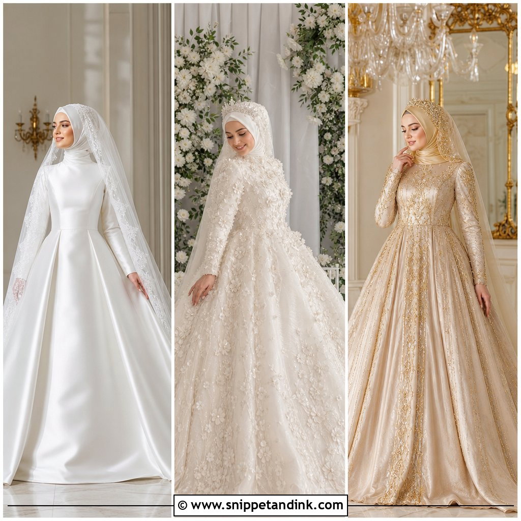 20 Turkey Wedding Dress Hijab Ideas for Modest Modern Brides
