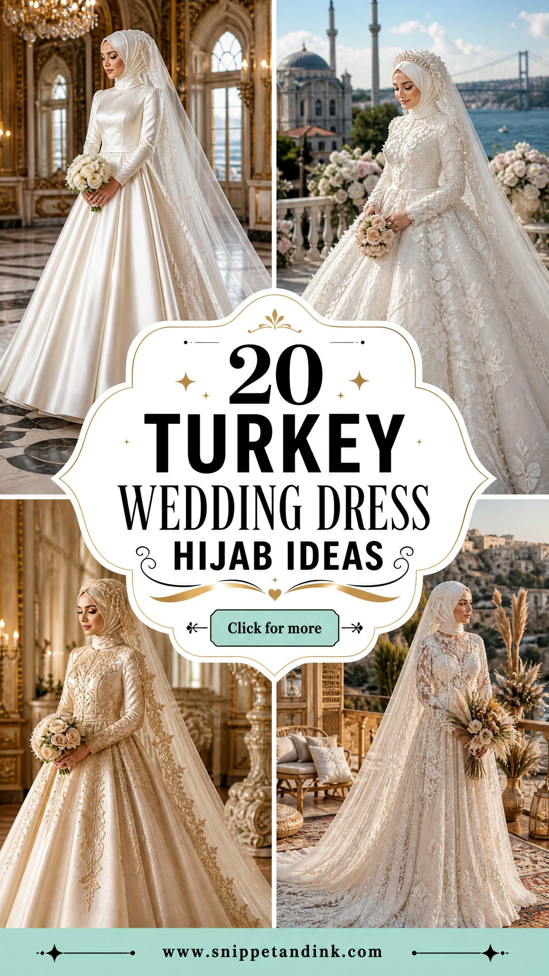 20 Turkey Wedding Dress Hijab Ideas for Modest Modern Brides - 20 Turkey Wedding Dress Hijab Ideas for Modest Modern Brides