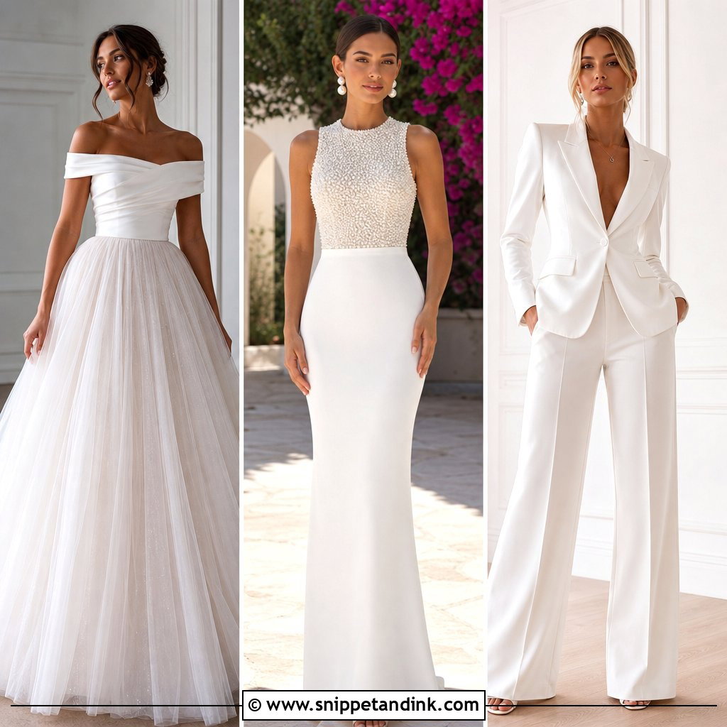 20 Two Piece Bridal Outfit Ideas for a Chic Bridal Look