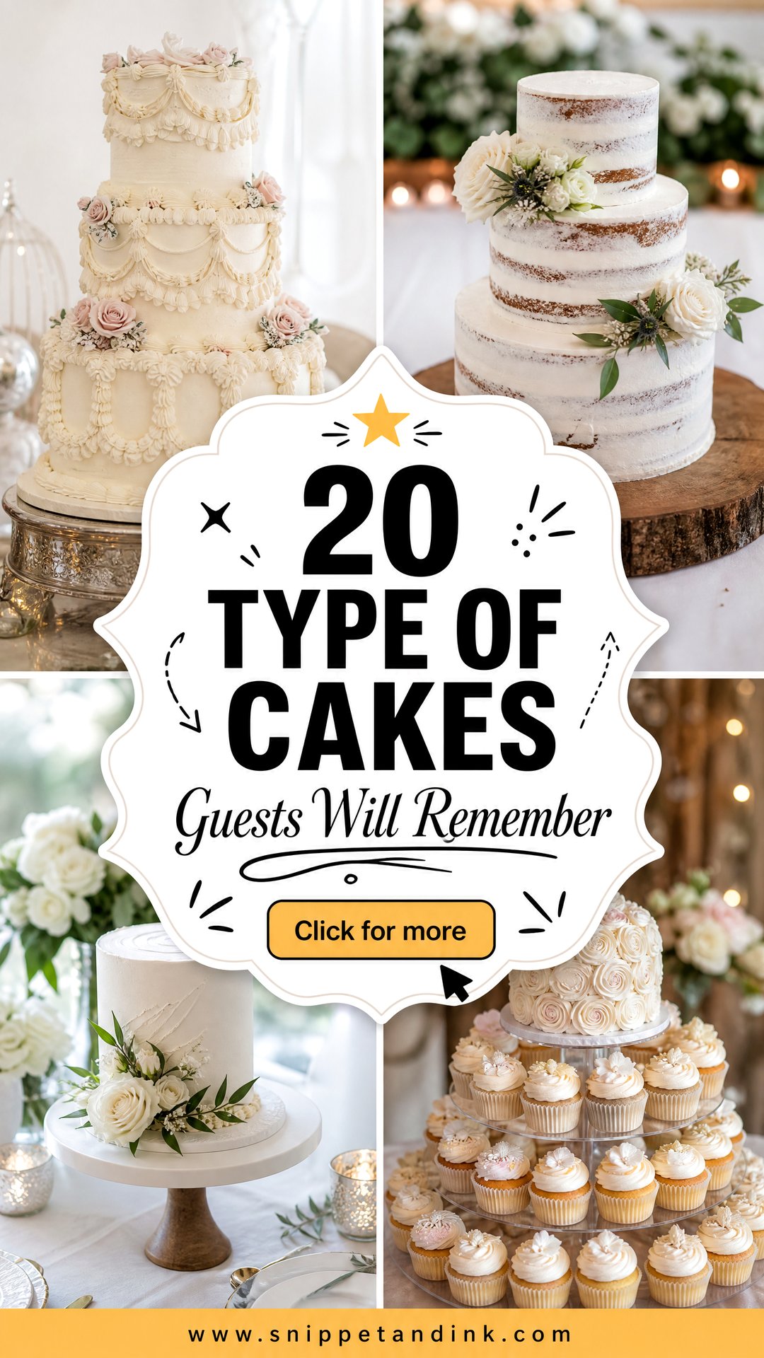 20 Type of Cakes for Wedding Guests Will Remember - 20 Type of Cakes for Wedding Guests Will Remember