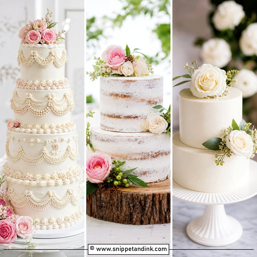 20 Type of Cakes for Wedding Guests Will Remember