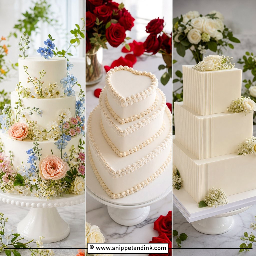 20 Uk Cake Design Ideas for Wedding Couples Will Love