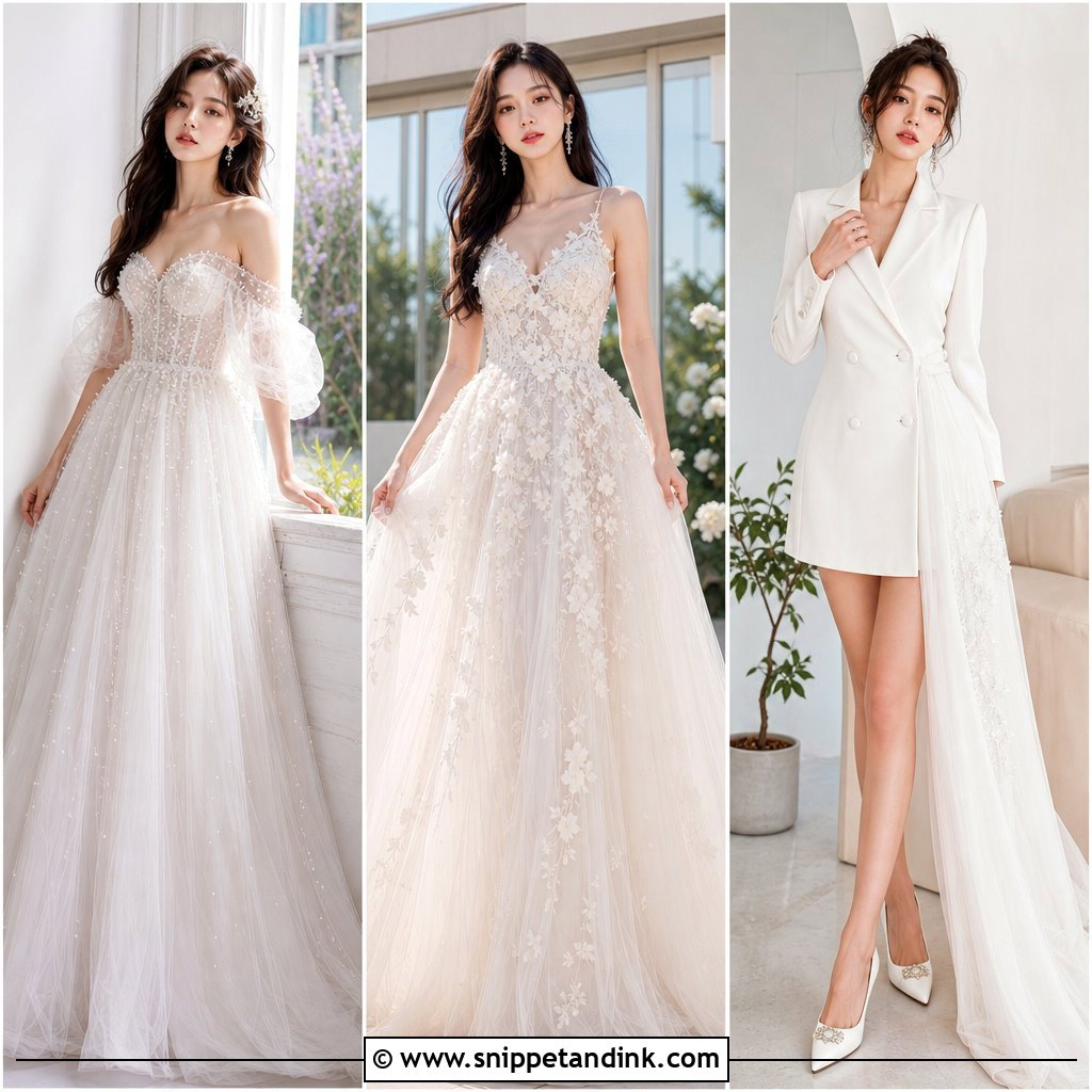 20 Ulzzang Wedding Dress Ideas for a Dreamy Korean-Inspired Look