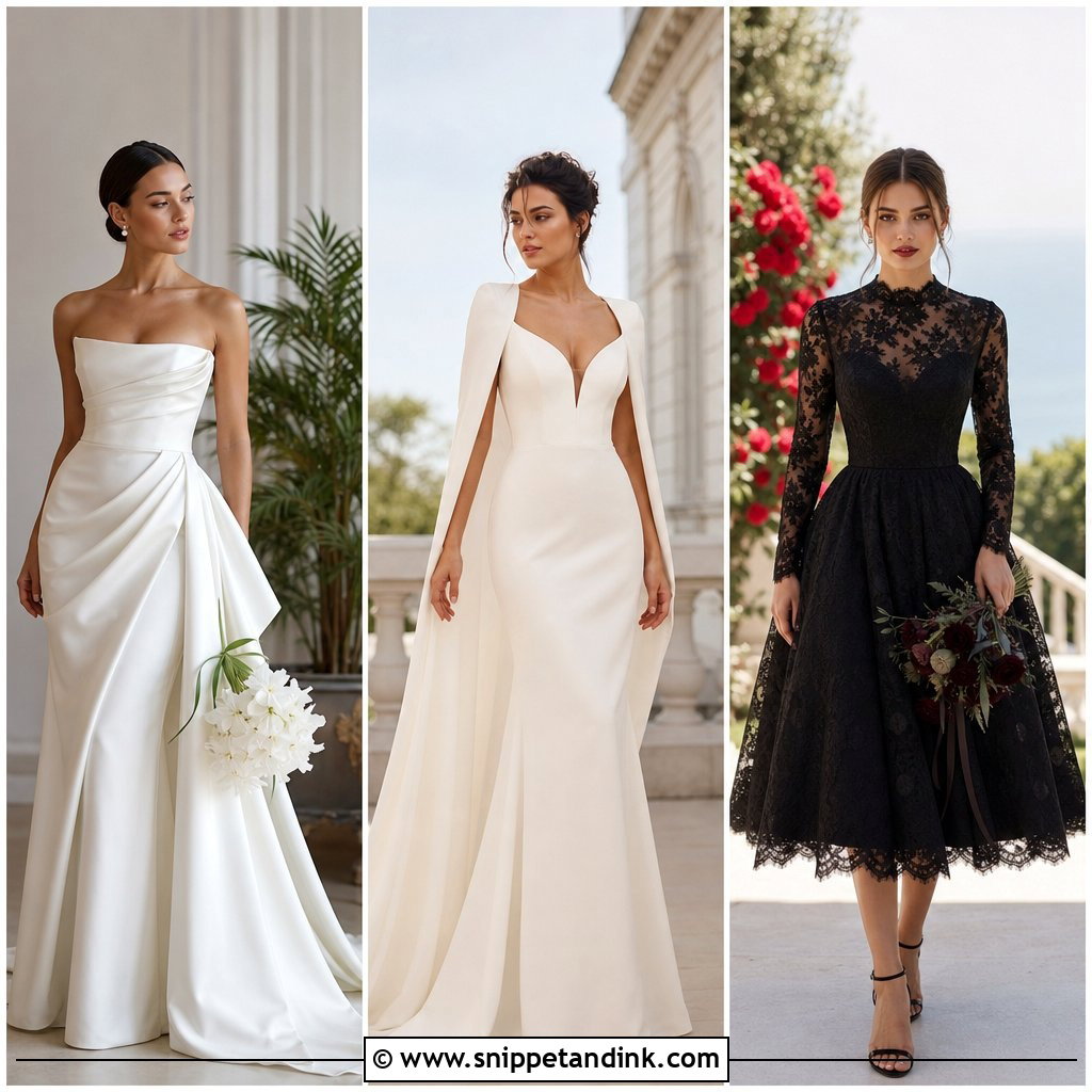 20 Unique Bridal Dresses for a Standout Modern Wedding Look