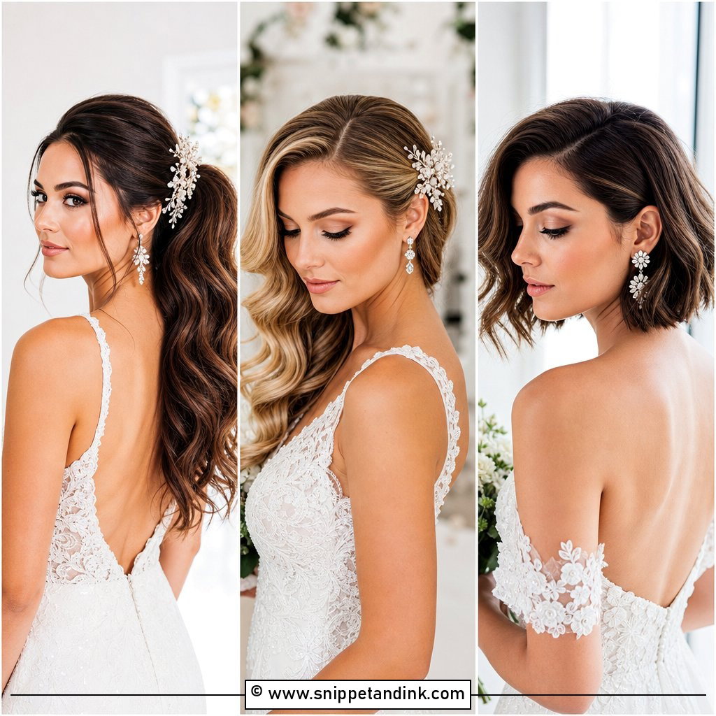 20 Unique Bridal Hair Ideas for Chic Wedding Inspiration