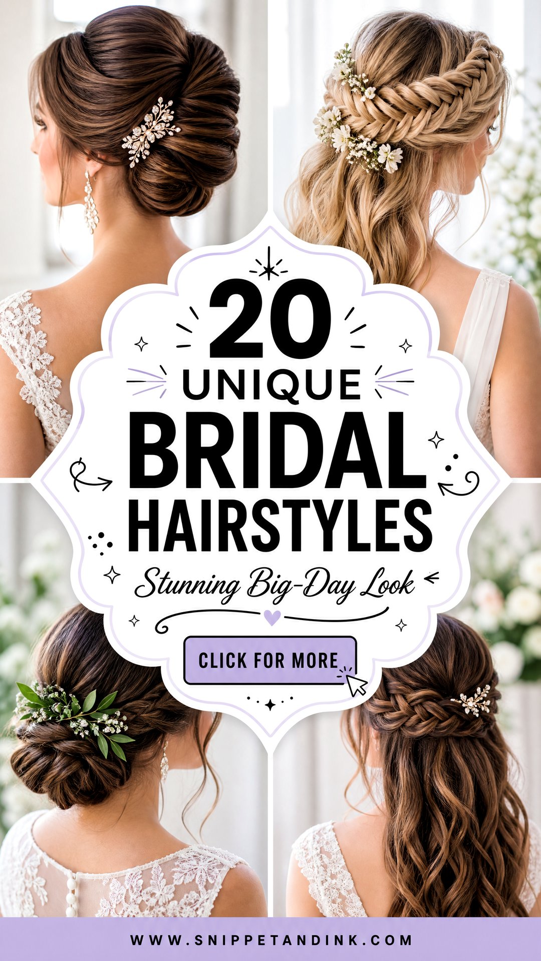 20 Unique Bridal Hairstyles for a Stunning Big-Day Look - 20 Unique Bridal Hairstyles for a Stunning Big-Day Look
