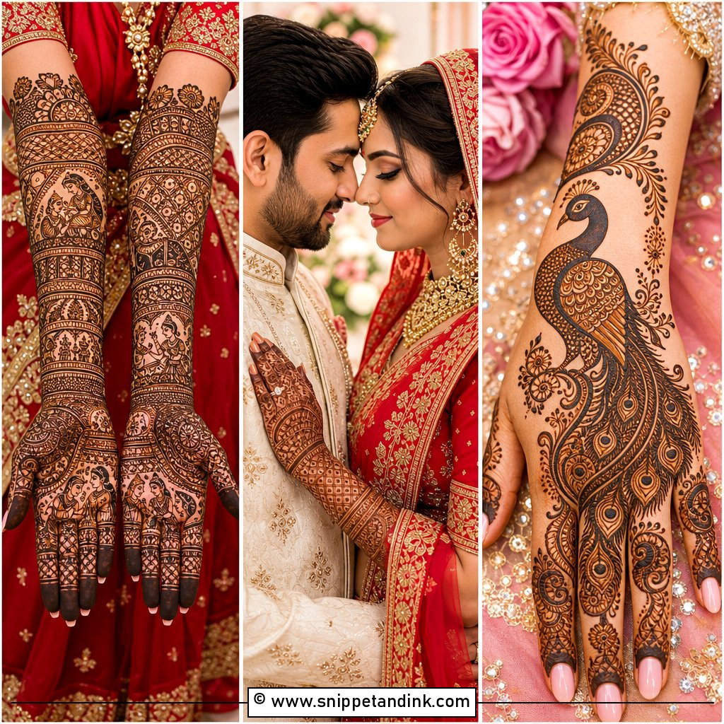 20 Unique Bridal Mehndi Mehandi Designs for Hands to Try