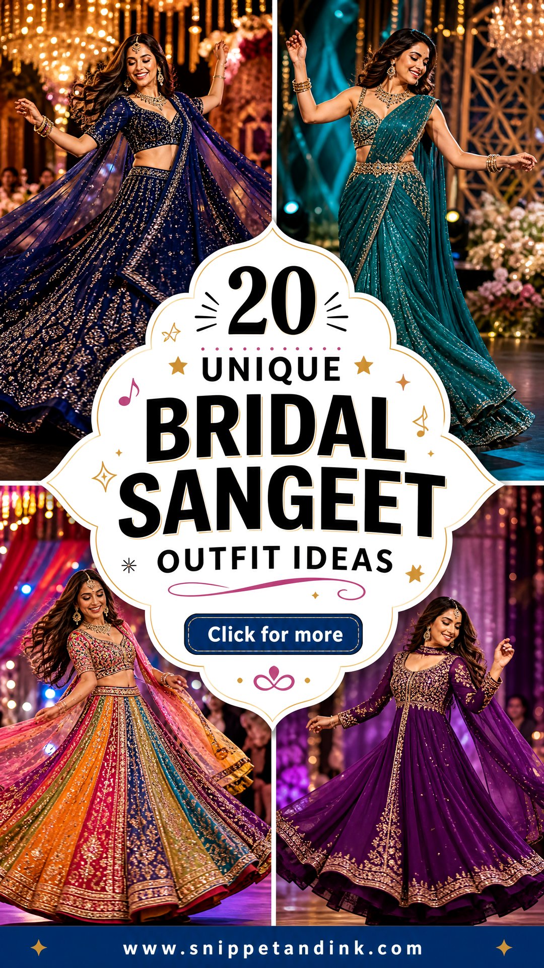20 Unique Bridal Sangeet Outfit Ideas for a Vibrant Celebration - 20 Unique Bridal Sangeet Outfit Ideas for a Vibrant Celebration