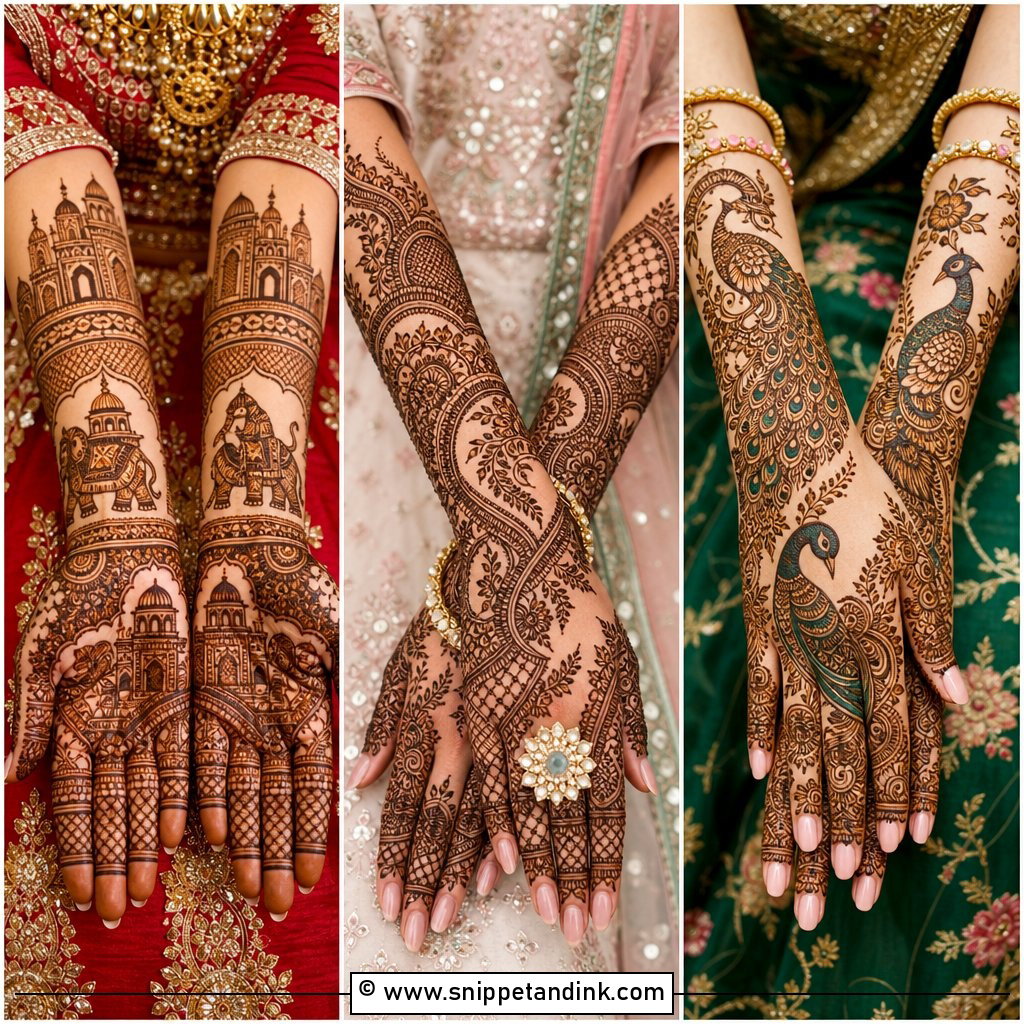 20 Unique Bridal Wedding Mehndi Designs for Your Big Day